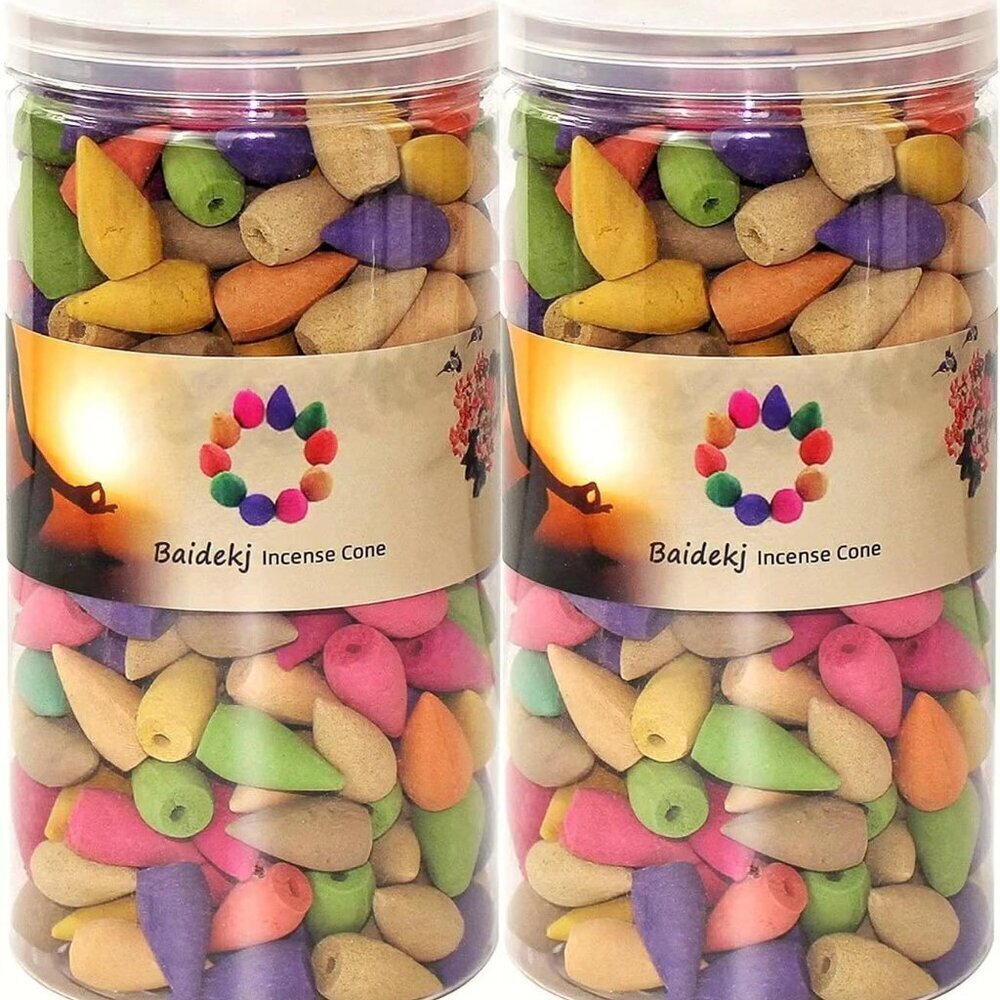 Backflow Incense Cones 600 Pcs Natural Scents Waterfall